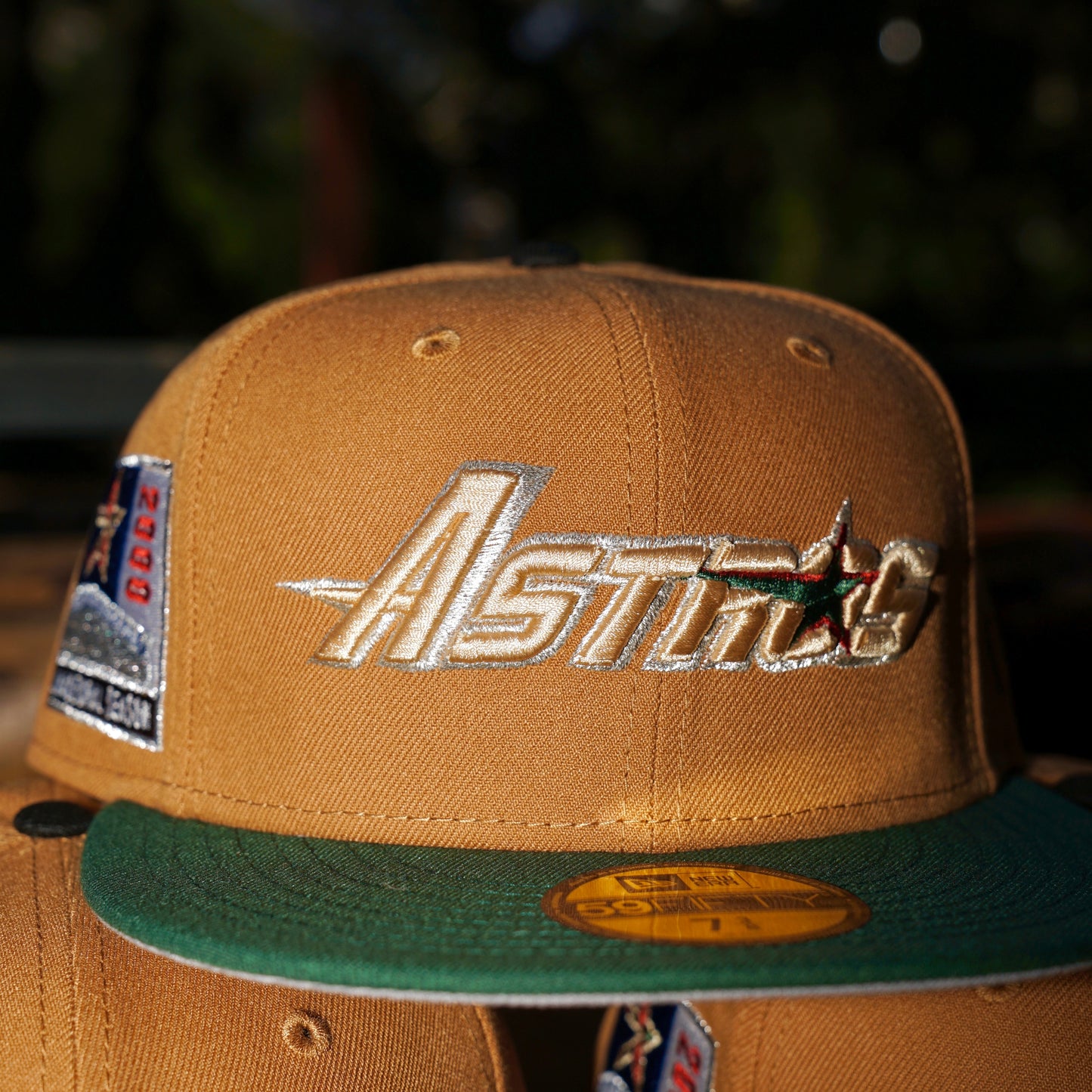 Houston Astros 5950 2000 Inaugural Season "Levi AOT" Tan/Green