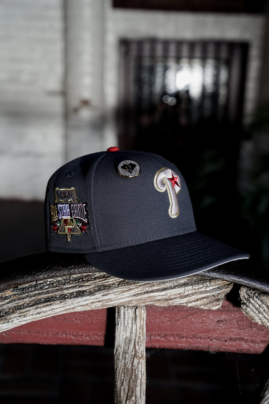 New Era 5950 Philidelphia Phillies All-Star Game 1996 Dinastía Graphite Grey