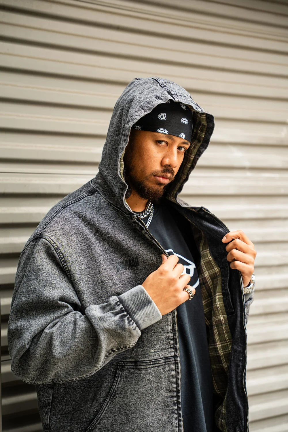 Nomad What If Denim Jacket Washed Black