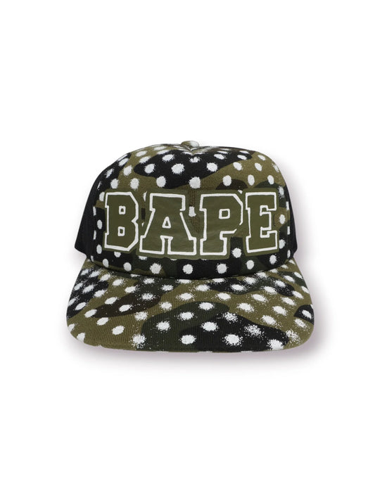Bape x Joshua Vides Trucker Snapback Green/Black