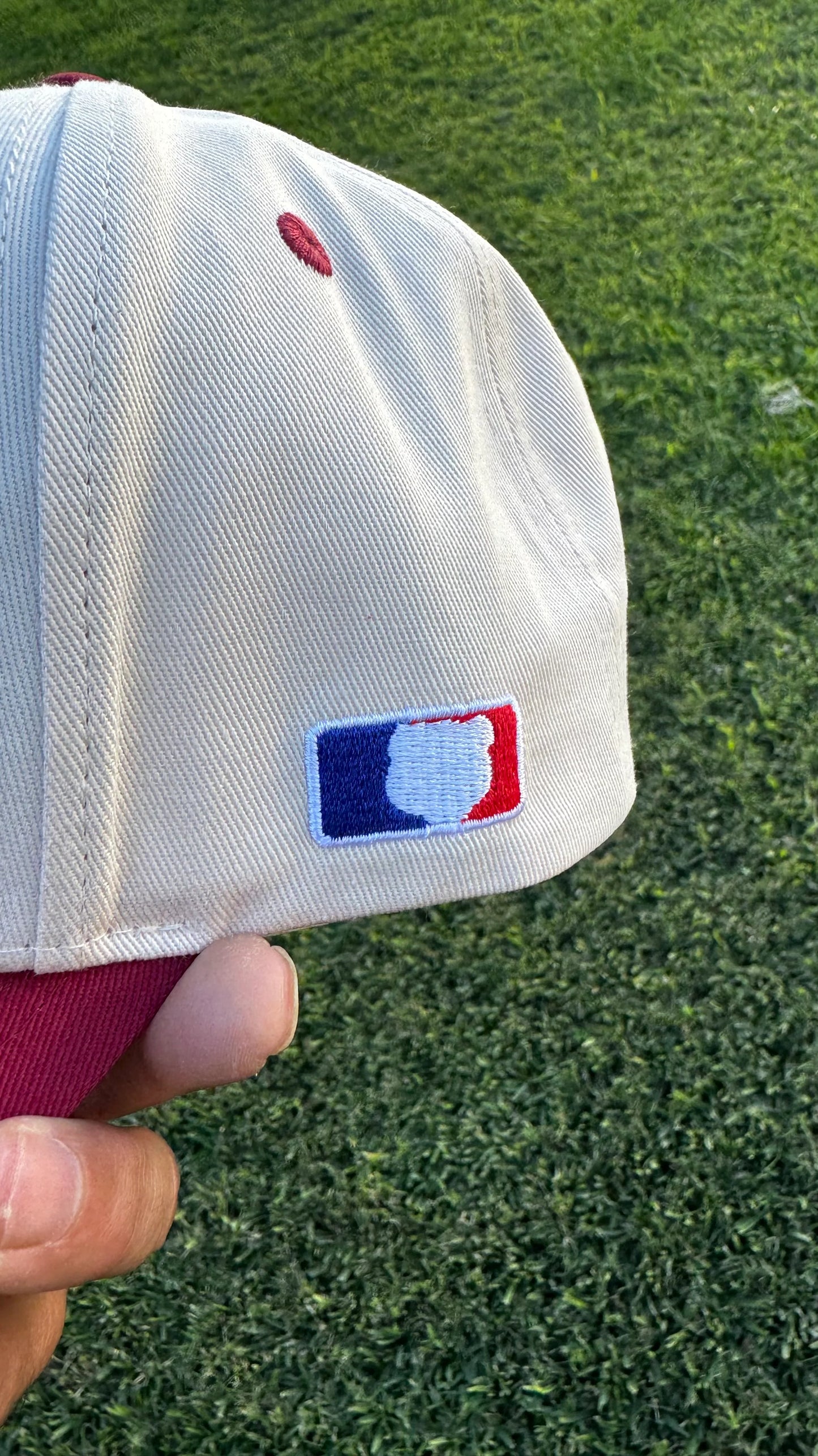 Roadside Museum Ye Dropout Snapback Cream/Maroon