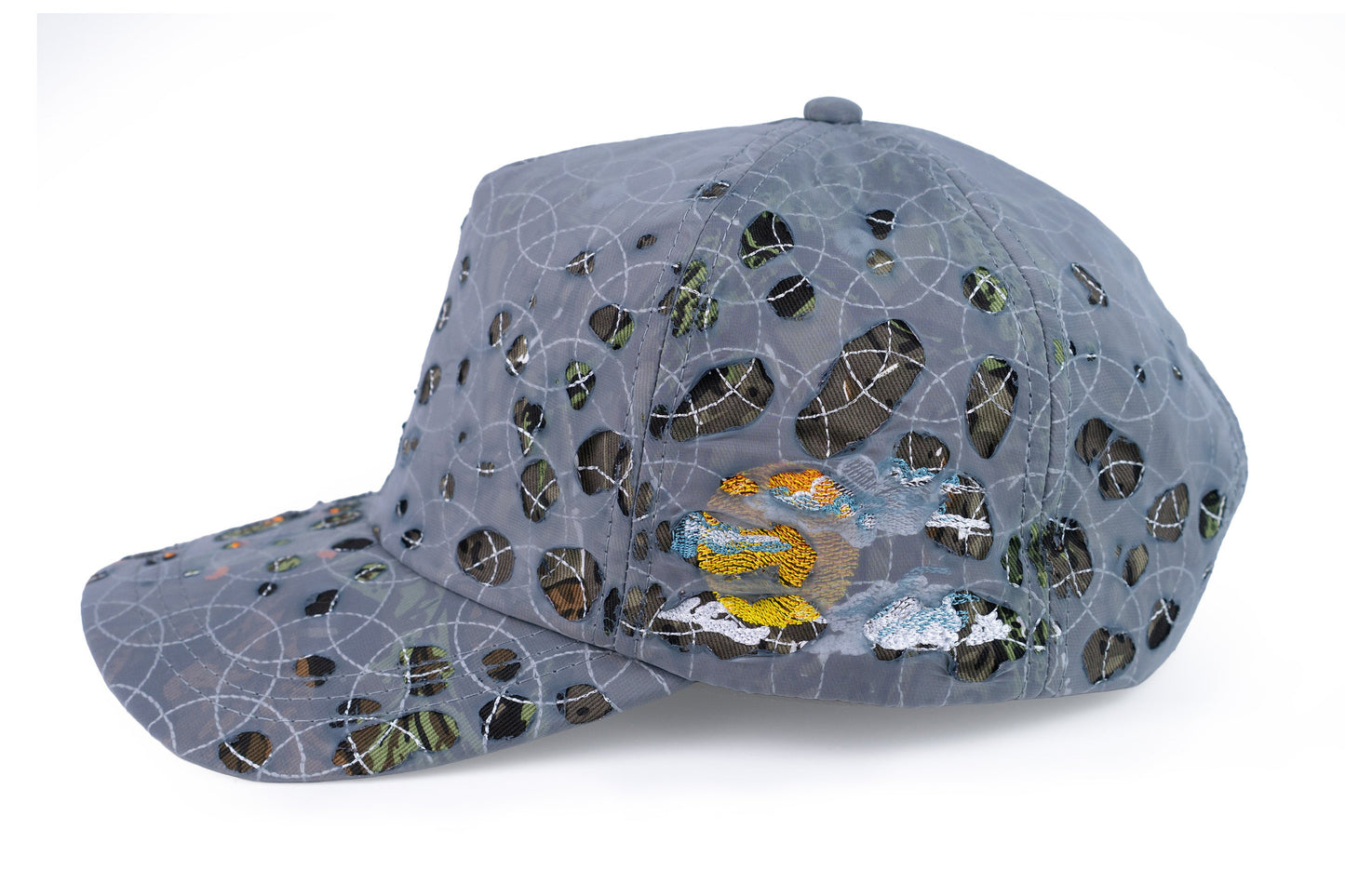 Towndust Wear away | Camo sashiko | Slate Grey / Moss Camo