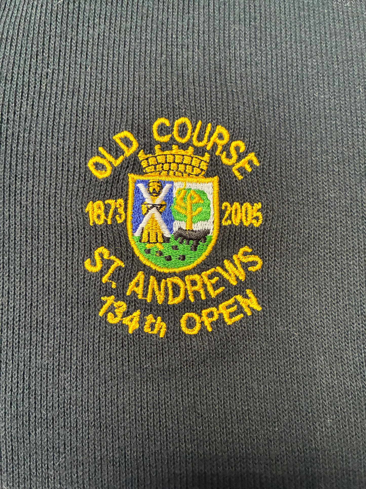 Greg Norman Old Course St. Andrews Knit Golf Vest Black XL (Pre-Owned)