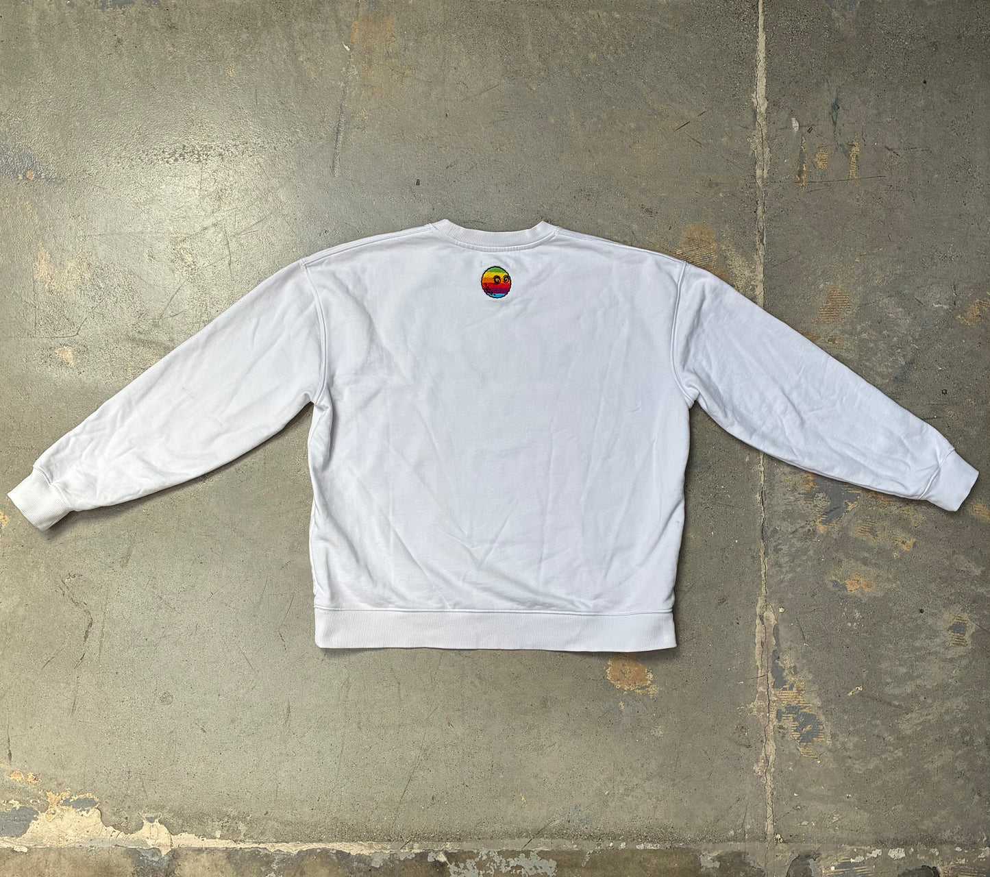 Malbon x Beams Crewneck White Medium (Pre-Owned)