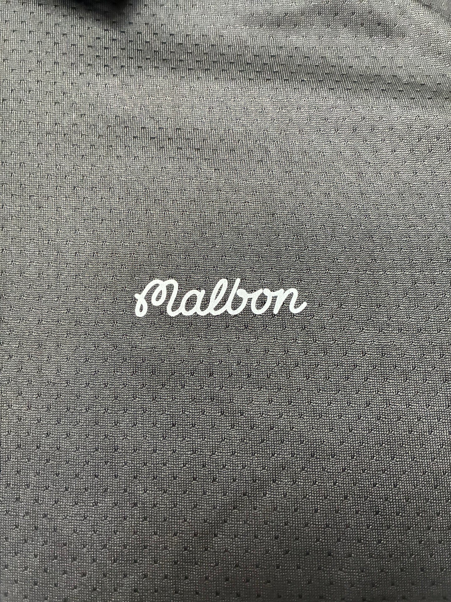 Malbon Script Logo Golf Performance Polo Black XL (Pre-Owned)