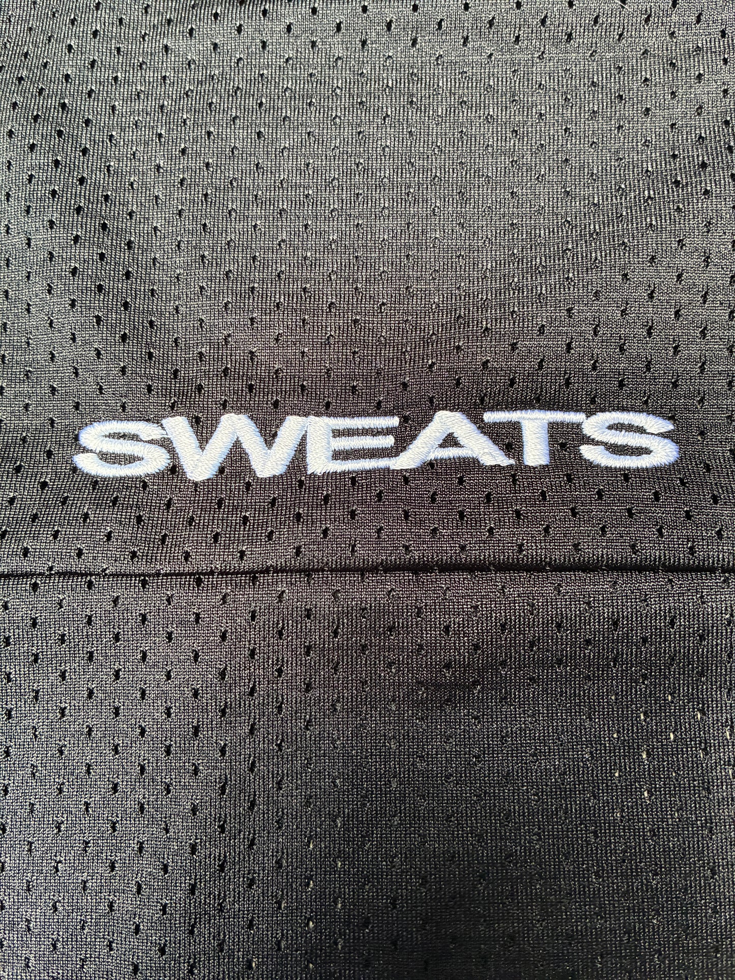 Sweats Collective Mesh Long-Sleeve Jersey Shirt Black (Medium) (Pre-Owned)