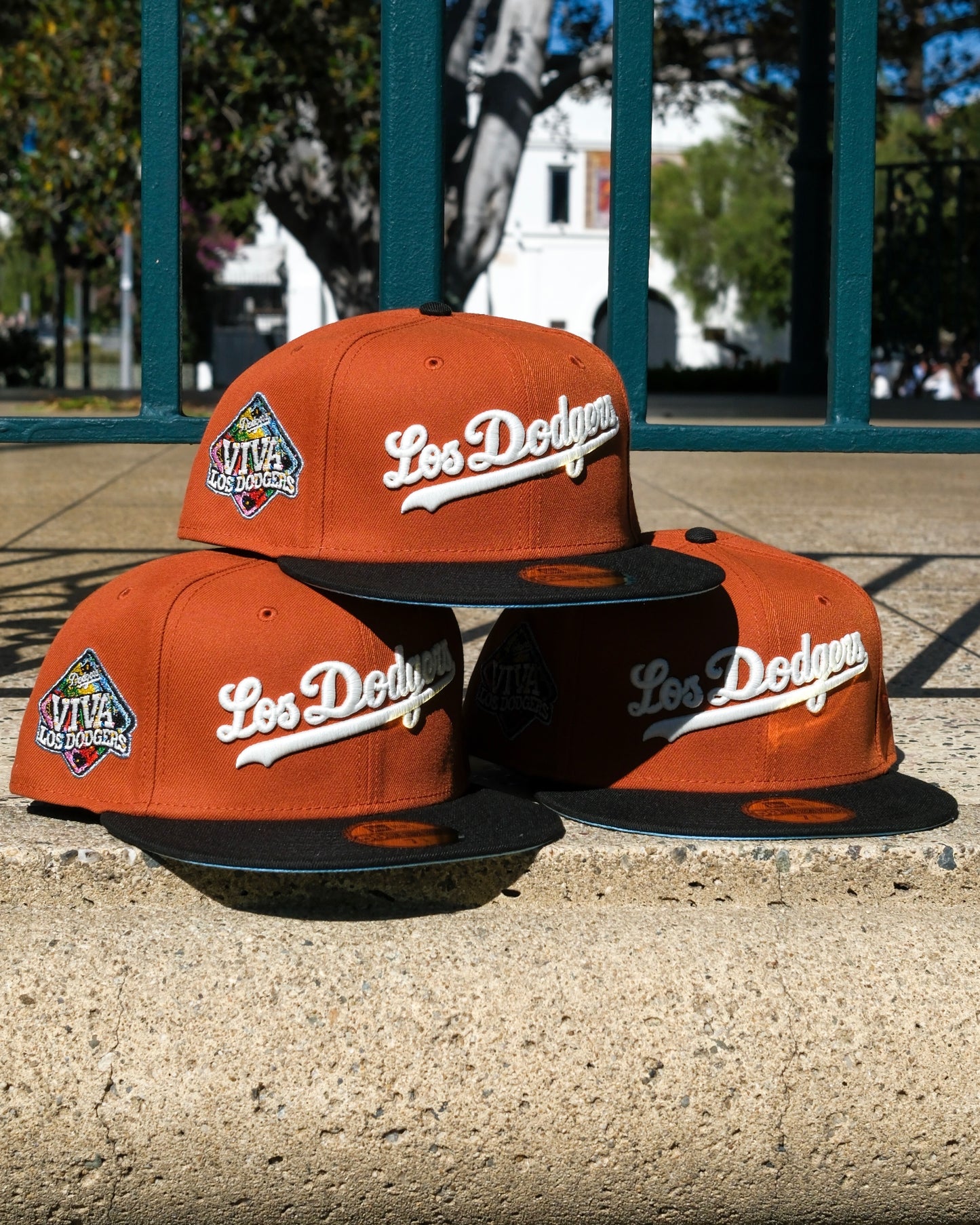 New Era 5950 LA Dodgers Viva Los Dodgers "Dia Los Muertos" Orange/Black