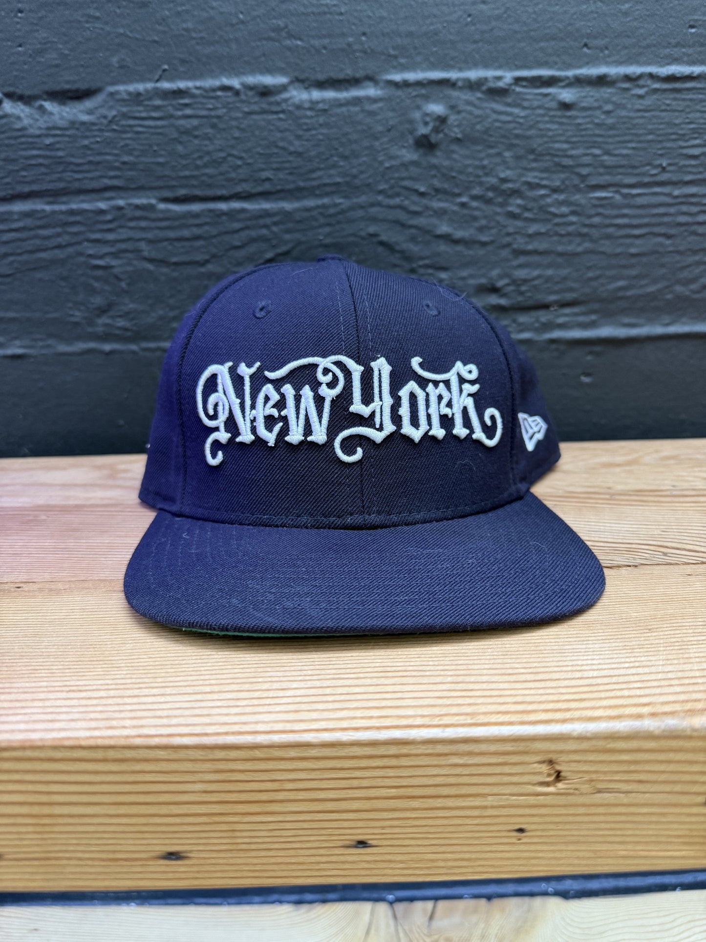 New Era Mister Cartoon "New York" Script Snapback Hat Navy