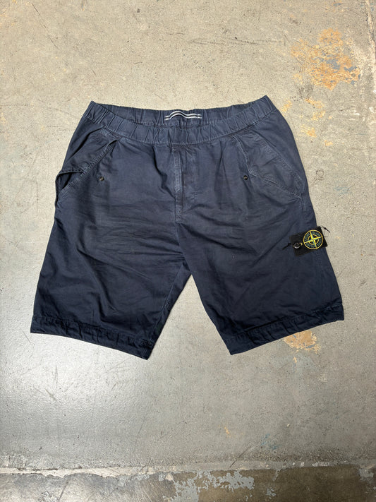 Stone Island Navy Shorts (34) (Pre-Owned)