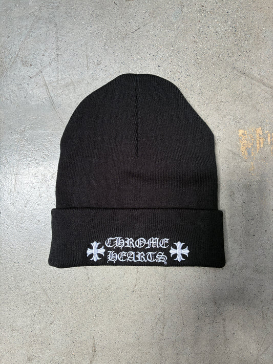 Chrome Hearts Logo Beanie Black