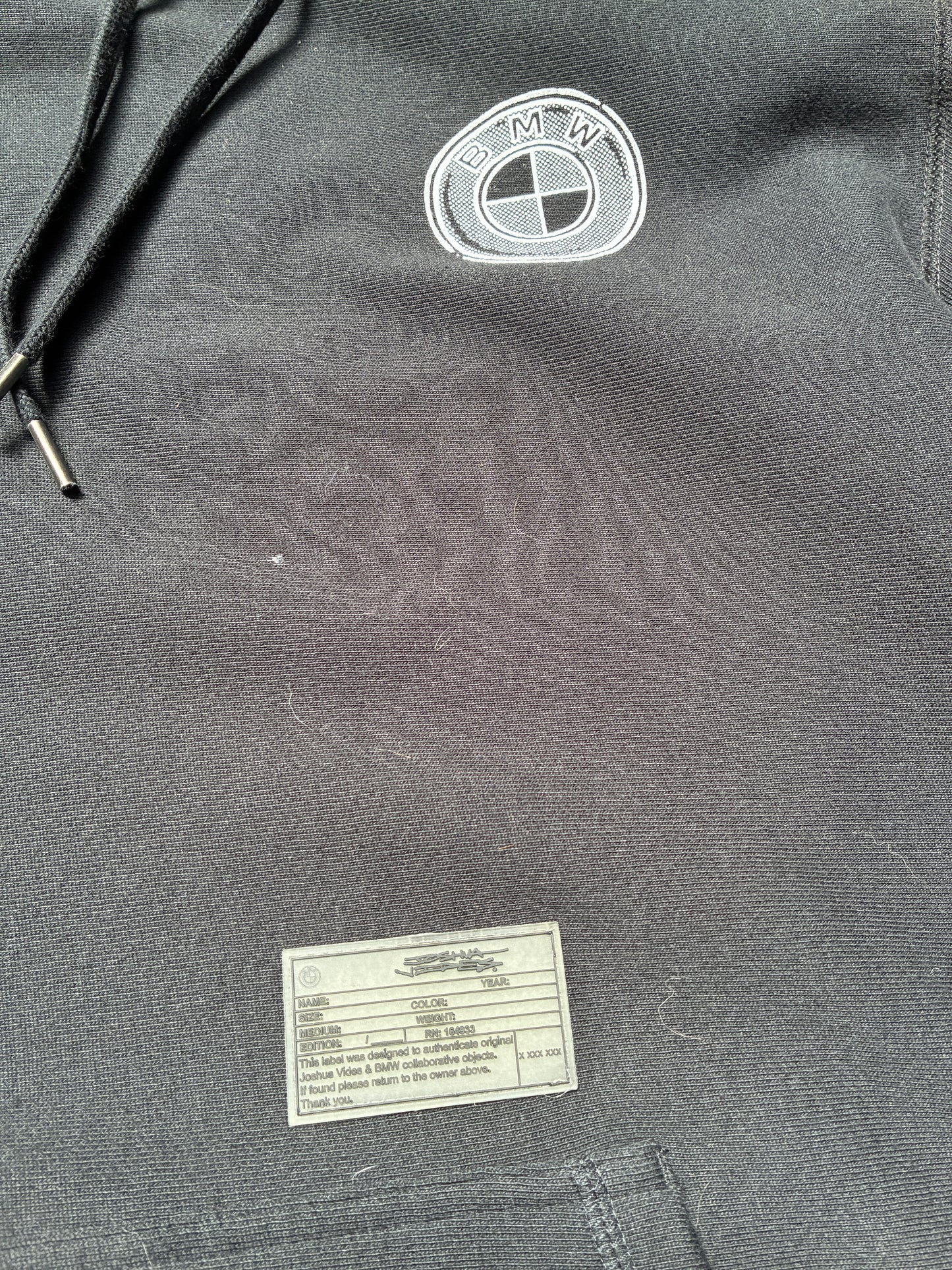 BMW x Joshua Vides Hoodie Black Large (Pre-Owned)