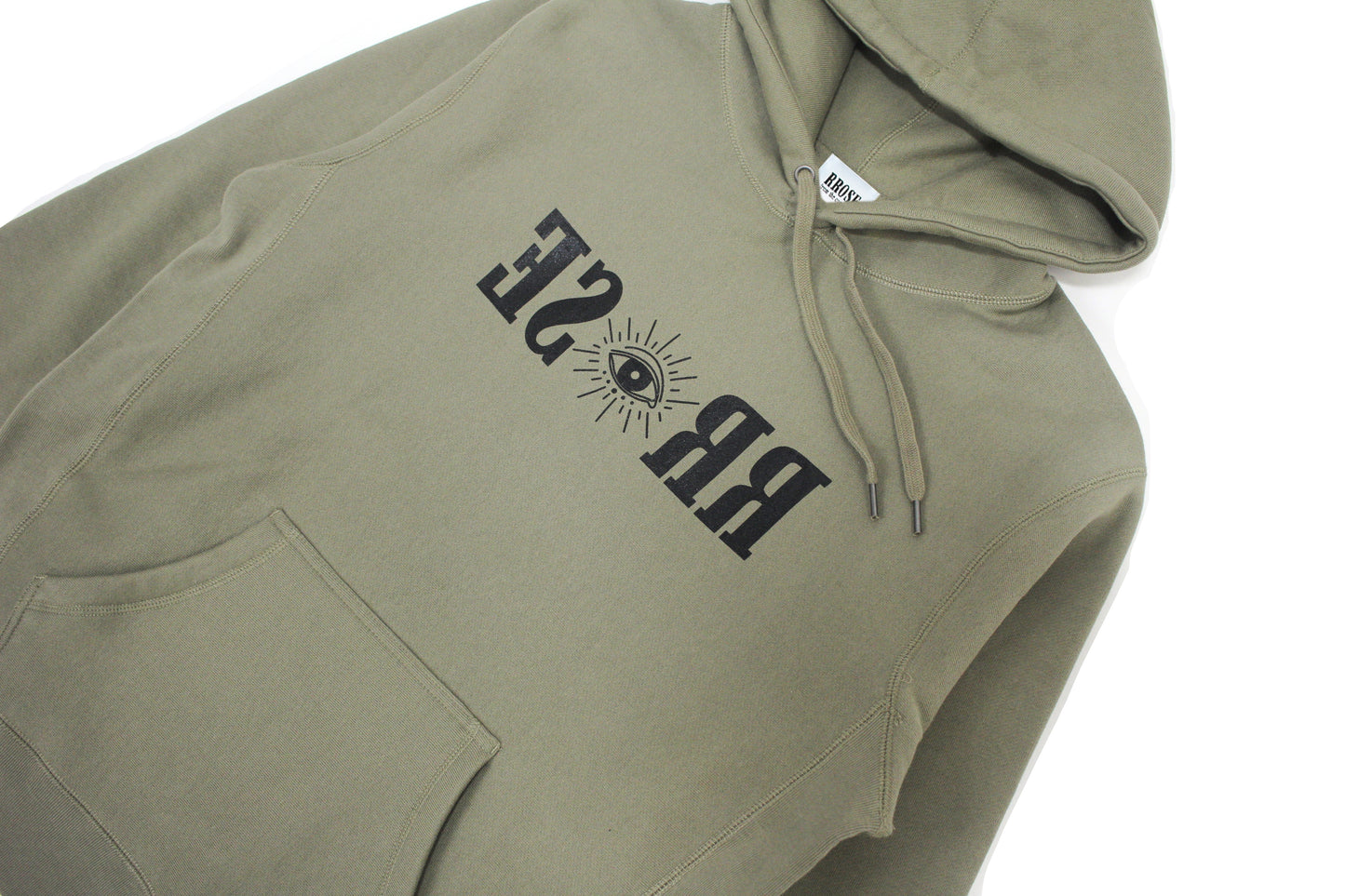 Rrose Eye Witness Hoodie Olive Green