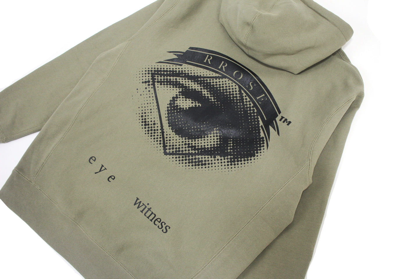 Rrose Eye Witness Hoodie Olive Green