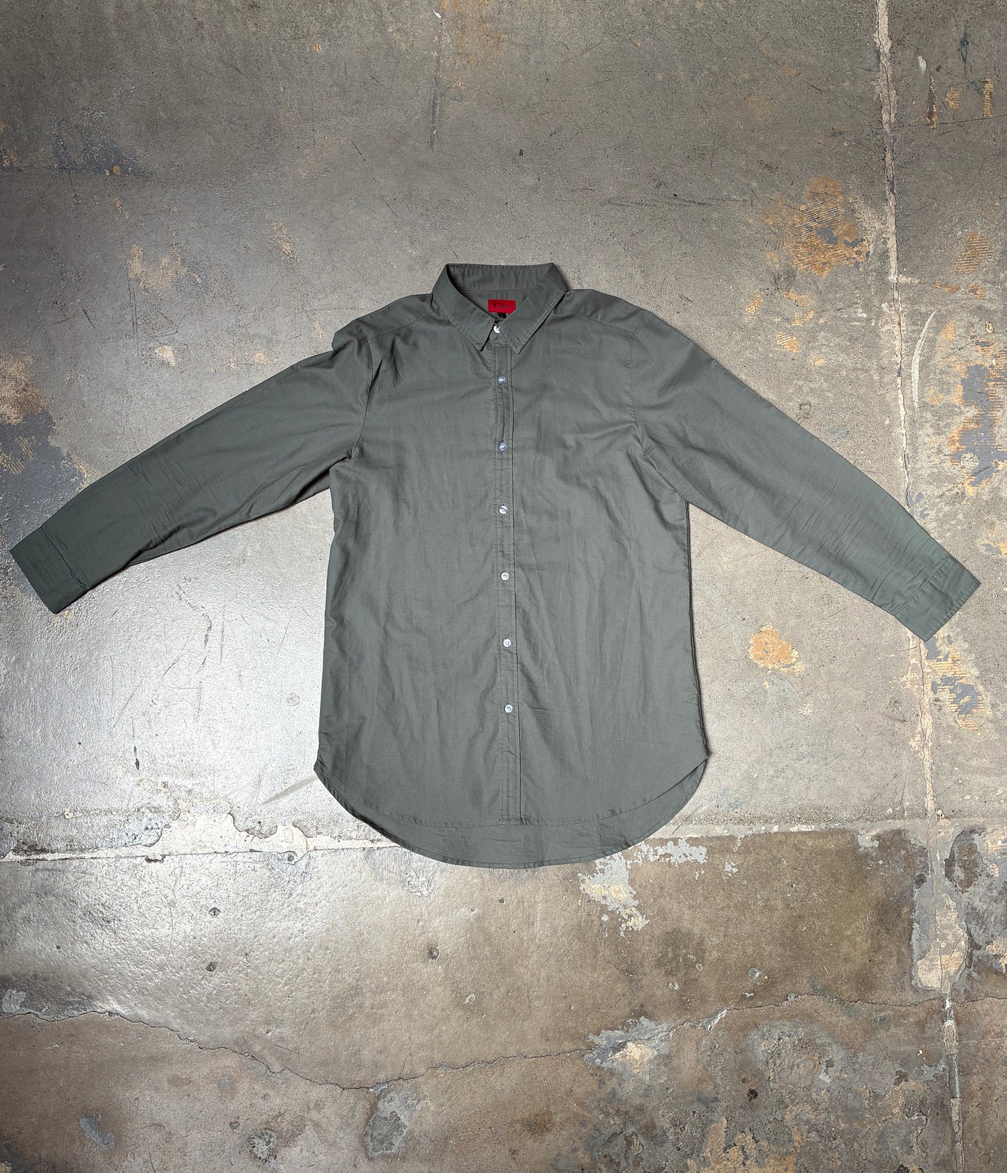 Killion Button Up Shirt Olive (Large) (Pre-Owned)