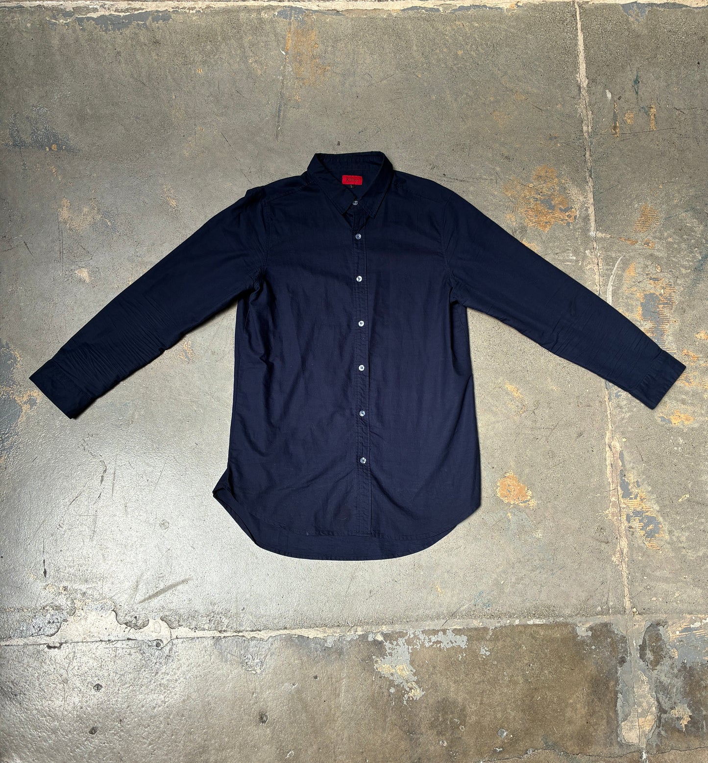 Killion Button Up Shirt Navy (Large) (Pre-Owned)