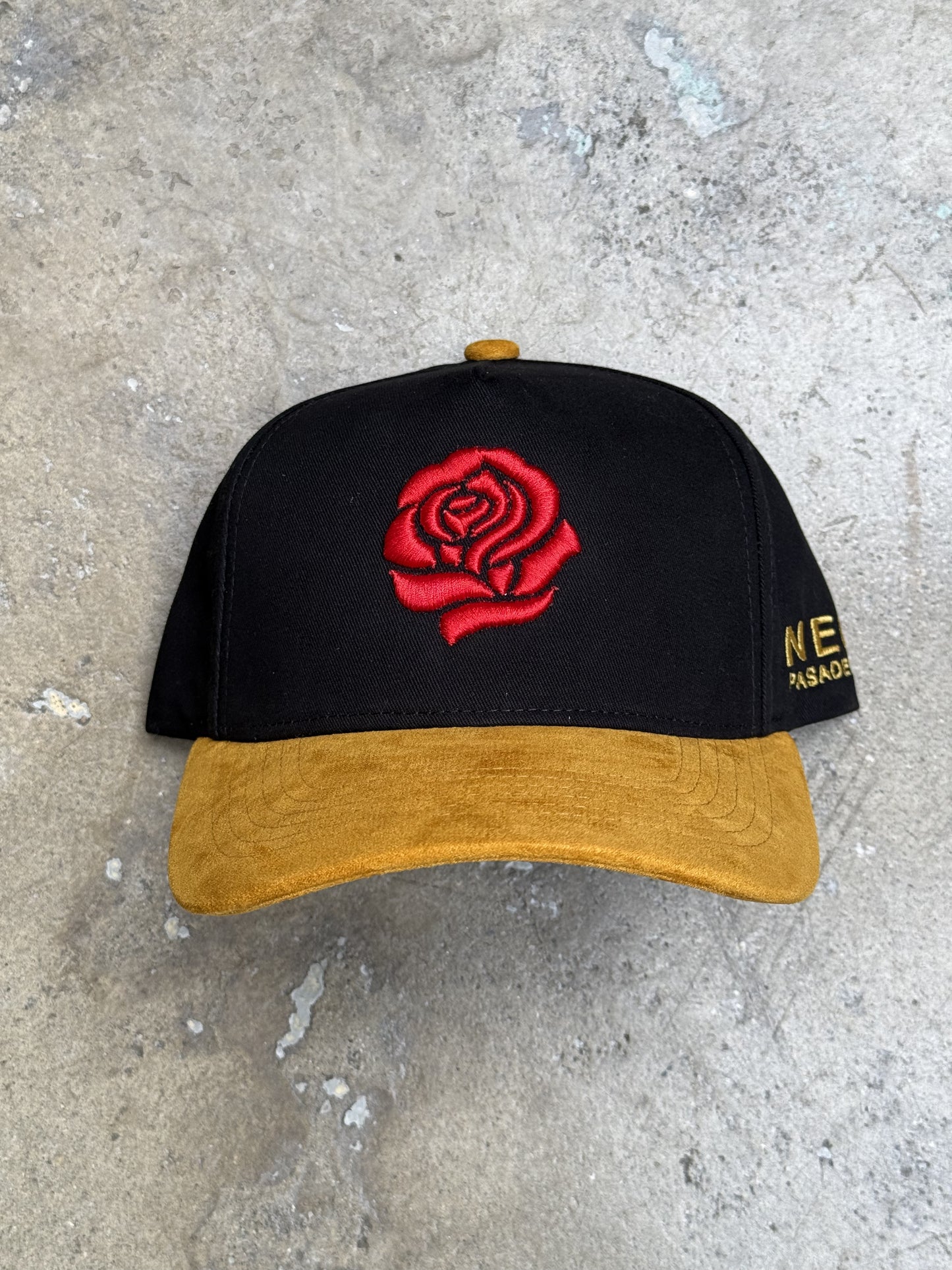 Neo Rose Suede Pack Black/Yellow Snapback