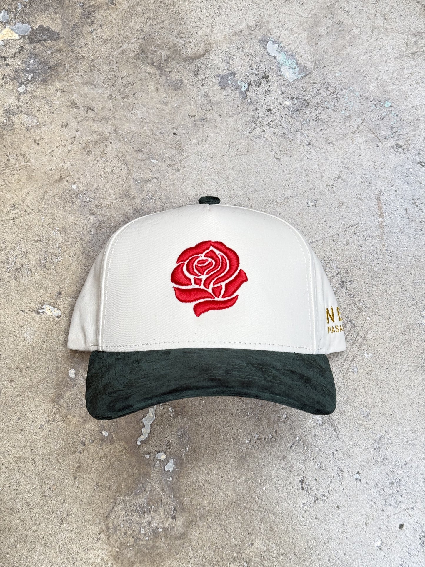 Neo Rose Suede Pack Chrome/Forest Green Snapback