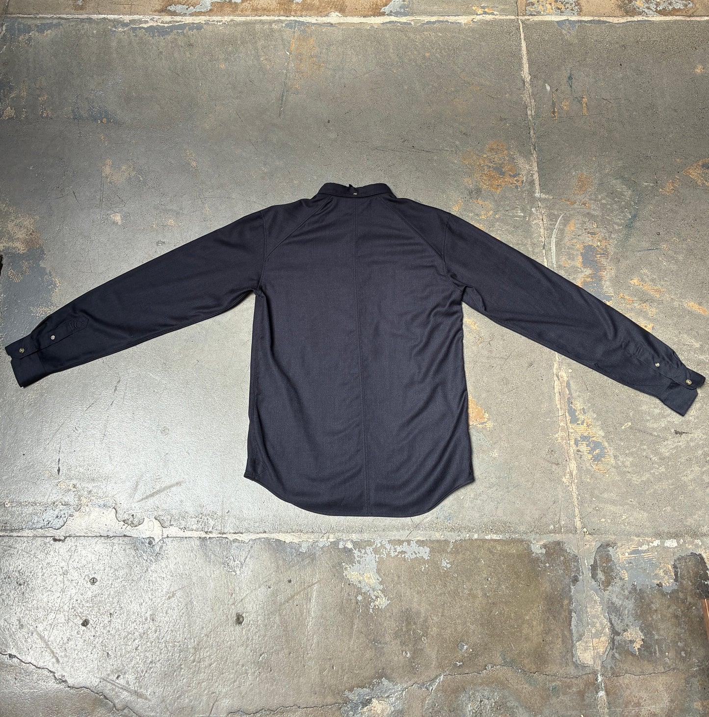 Black Scale Button Up Denim Button Up (Large)