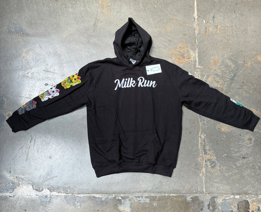 Milk Run Money Cat Hoodie Black XL