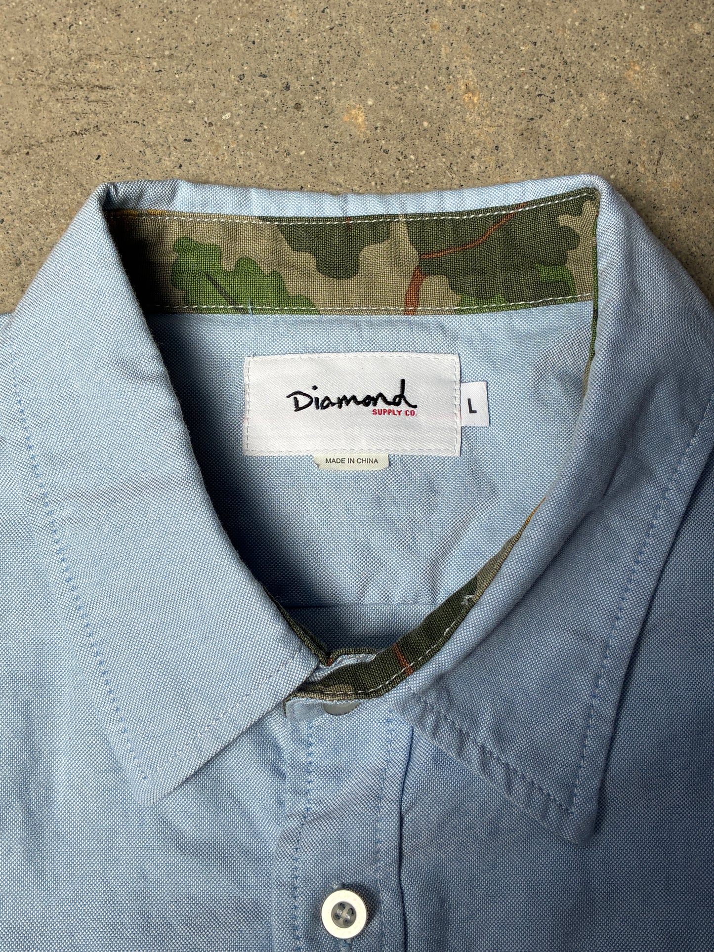 Diamond Supply Co. Oxford Button Up (Large) (Pre-Owned)