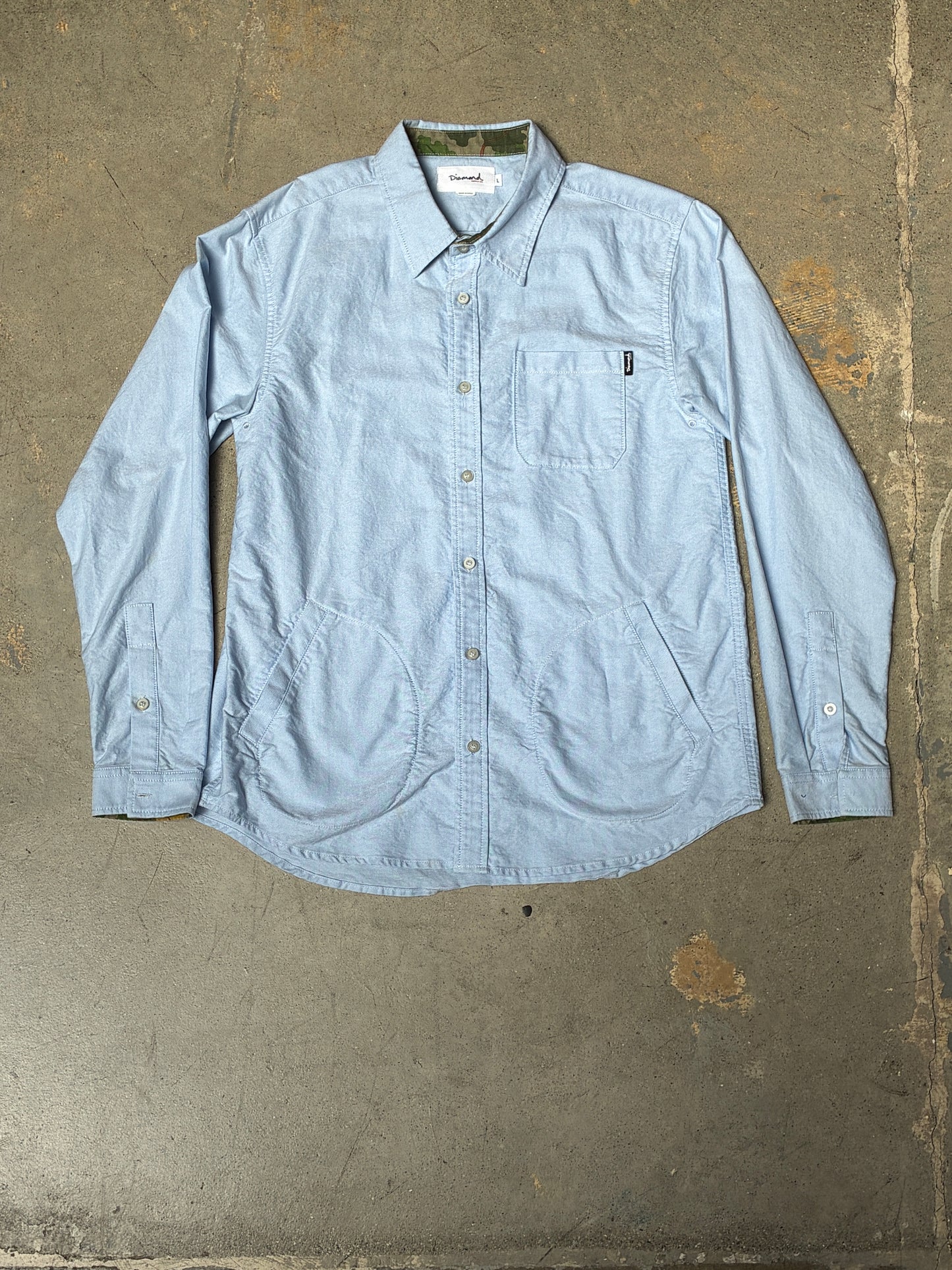 Diamond Supply Co. Oxford Button Up (Large) (Pre-Owned)