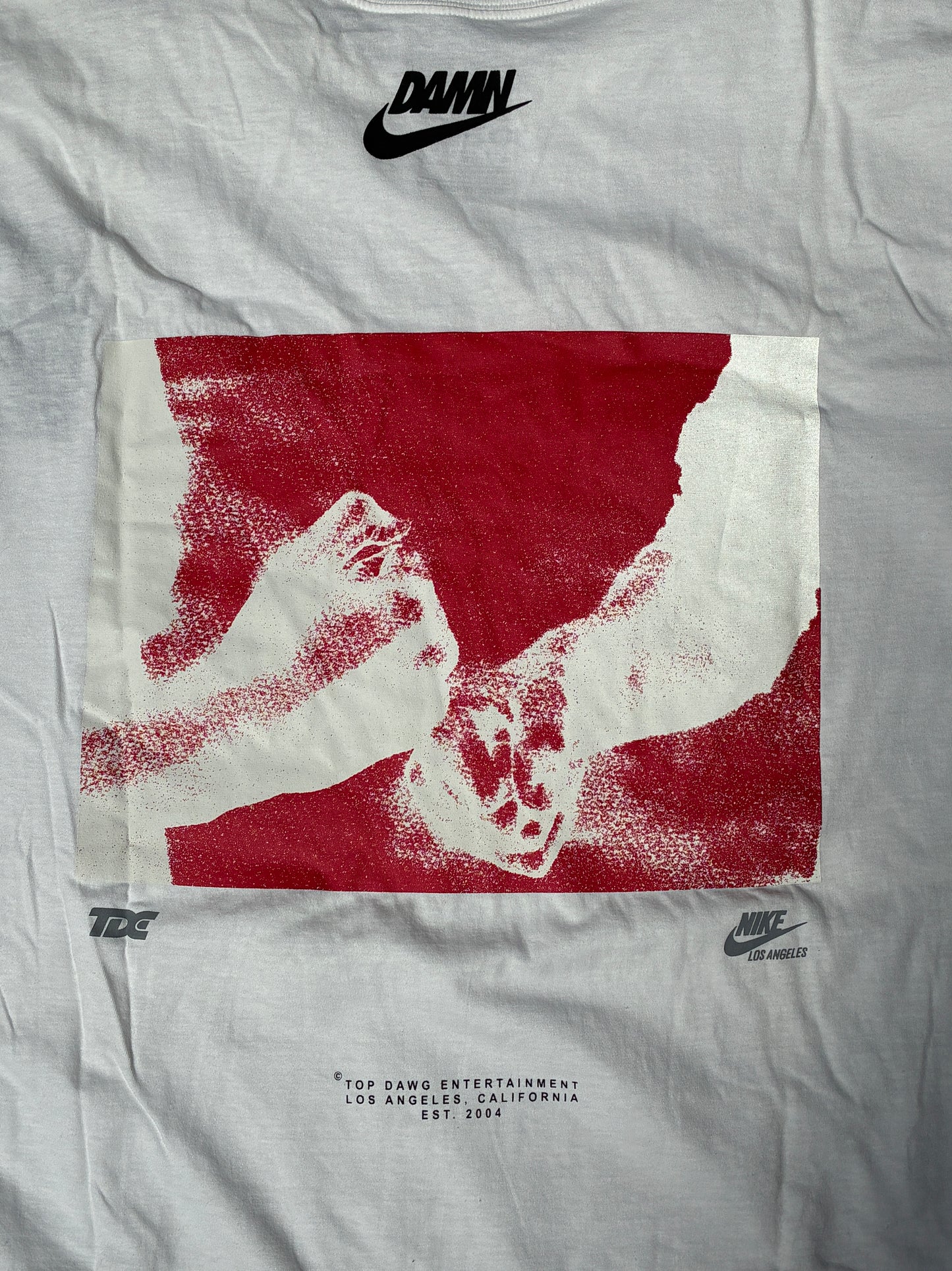 Nike x TDE Kendrick DAMN L/S T-Shirt White XL