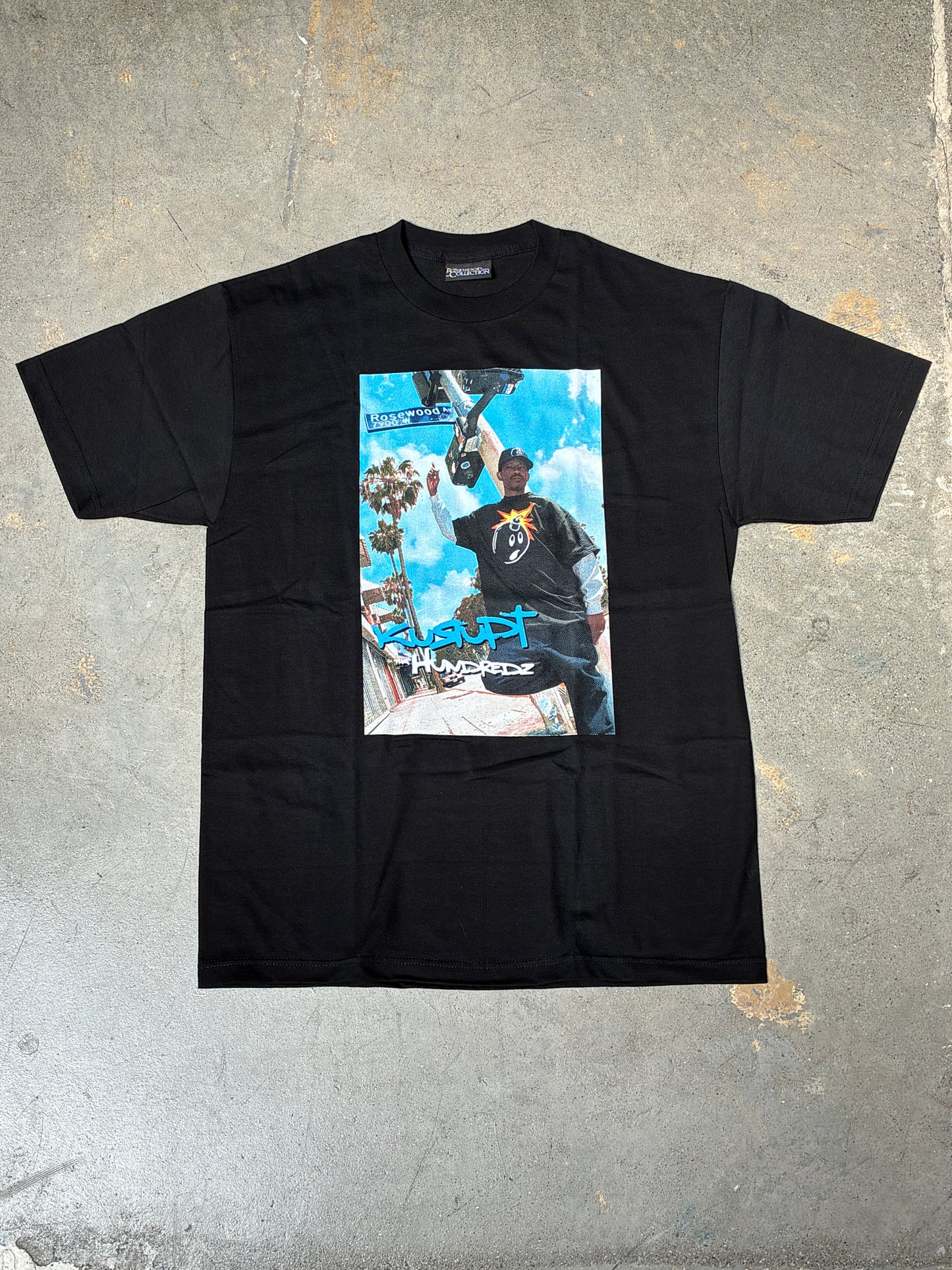 The Hundreds x Kurupt Rosewood T-Shirt Black (Large)
