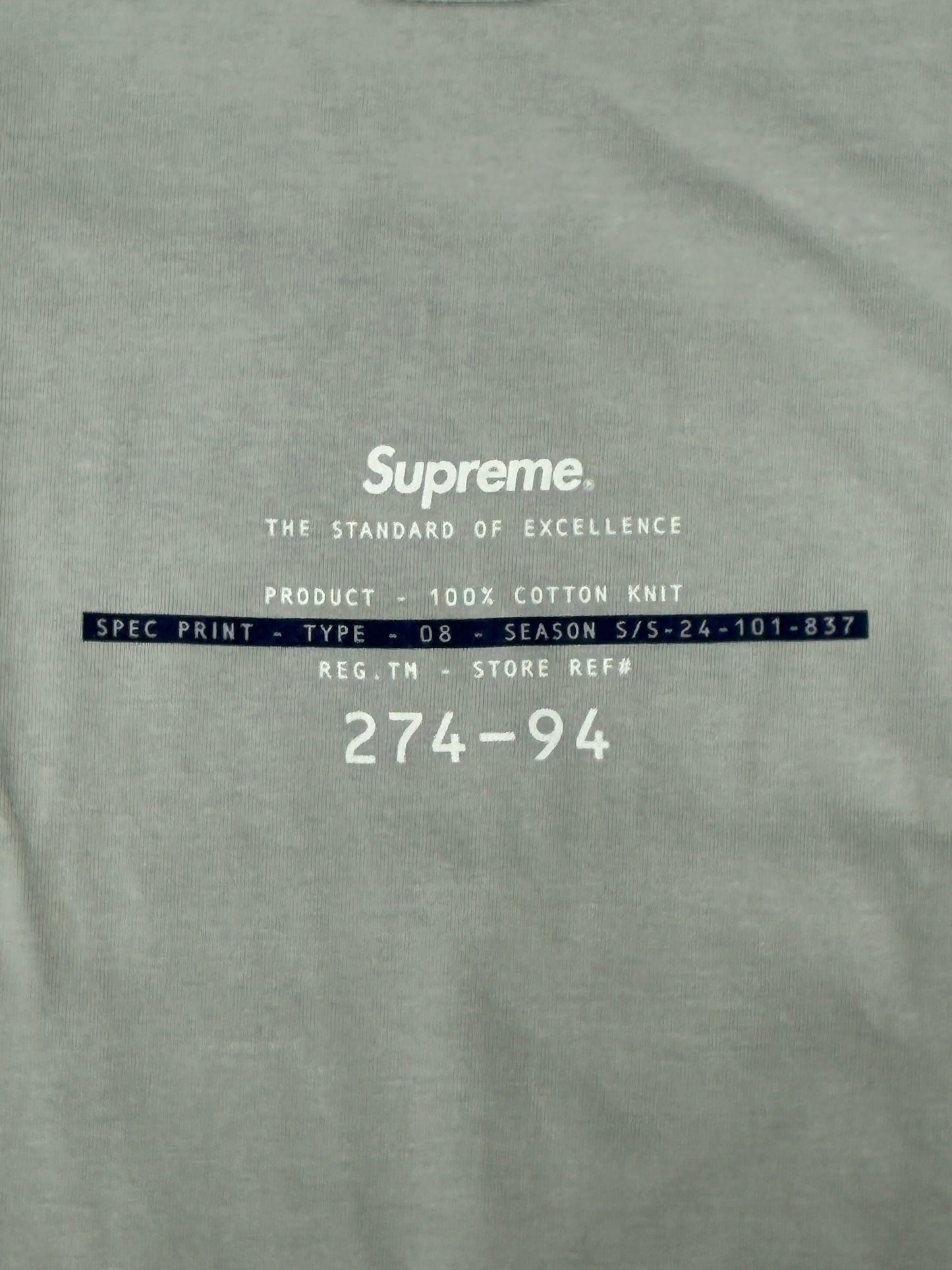 Supreme Standard of Excellence Grey/Blue XL