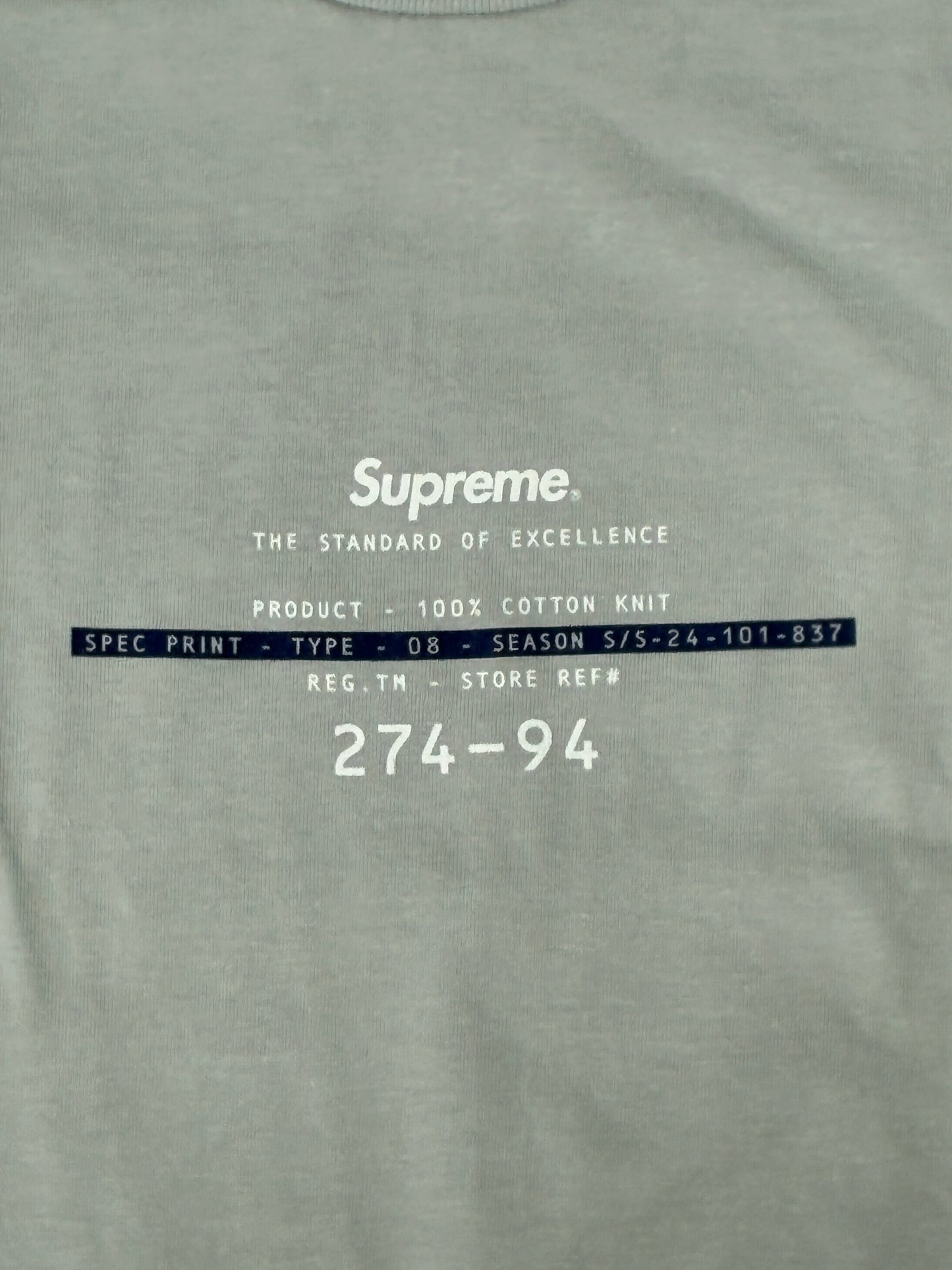Supreme Standard of Excellence Grey/Blue XL