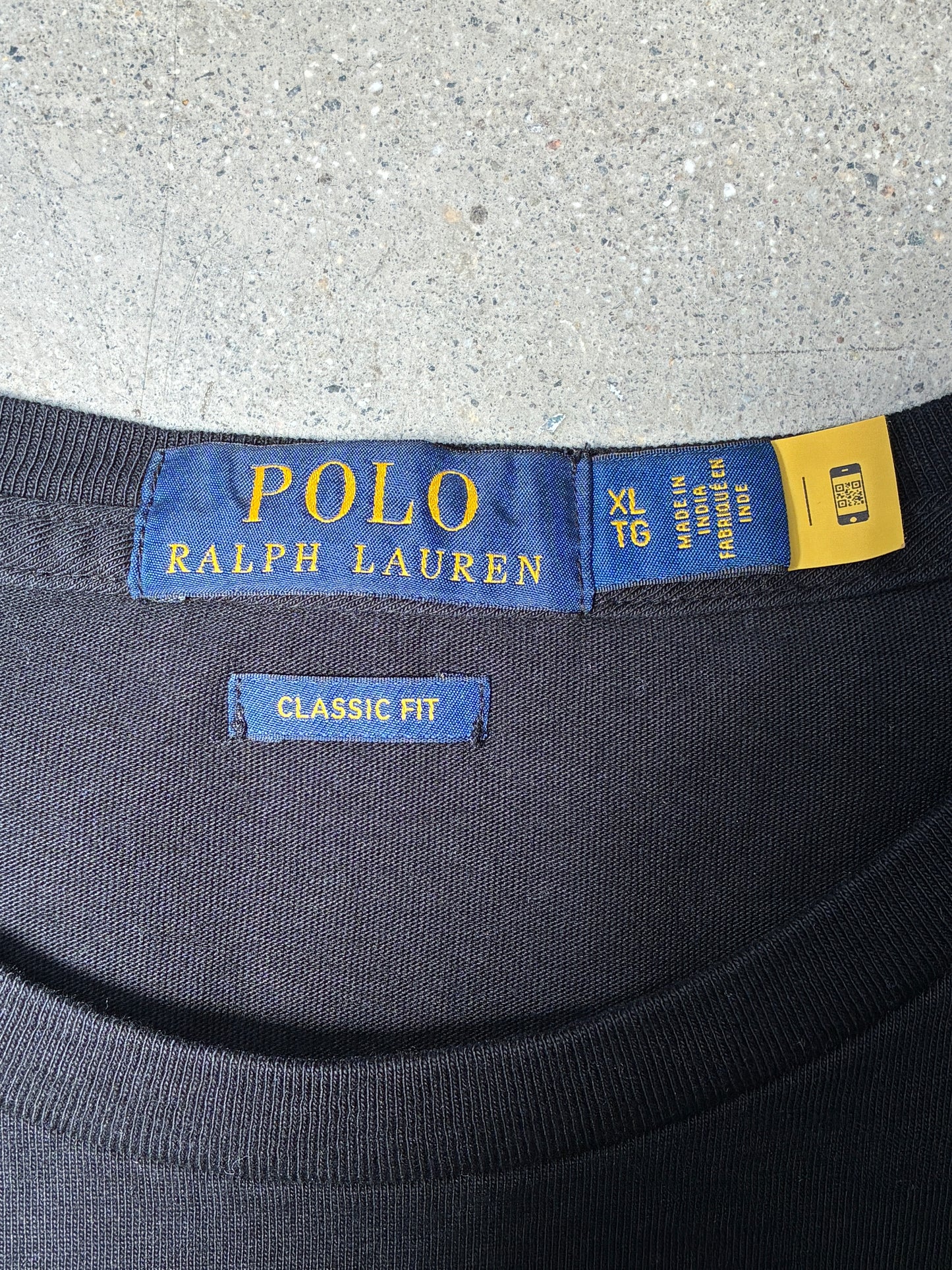 Polo Ralph Lauren T-Shirt Black (XL) (Pre-Owned)