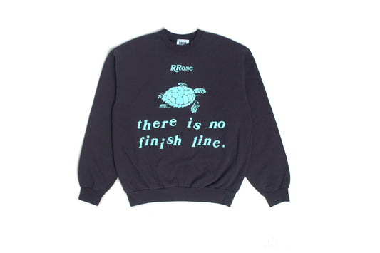 Rrose No Finish Line Crewneck Dolphin Blue