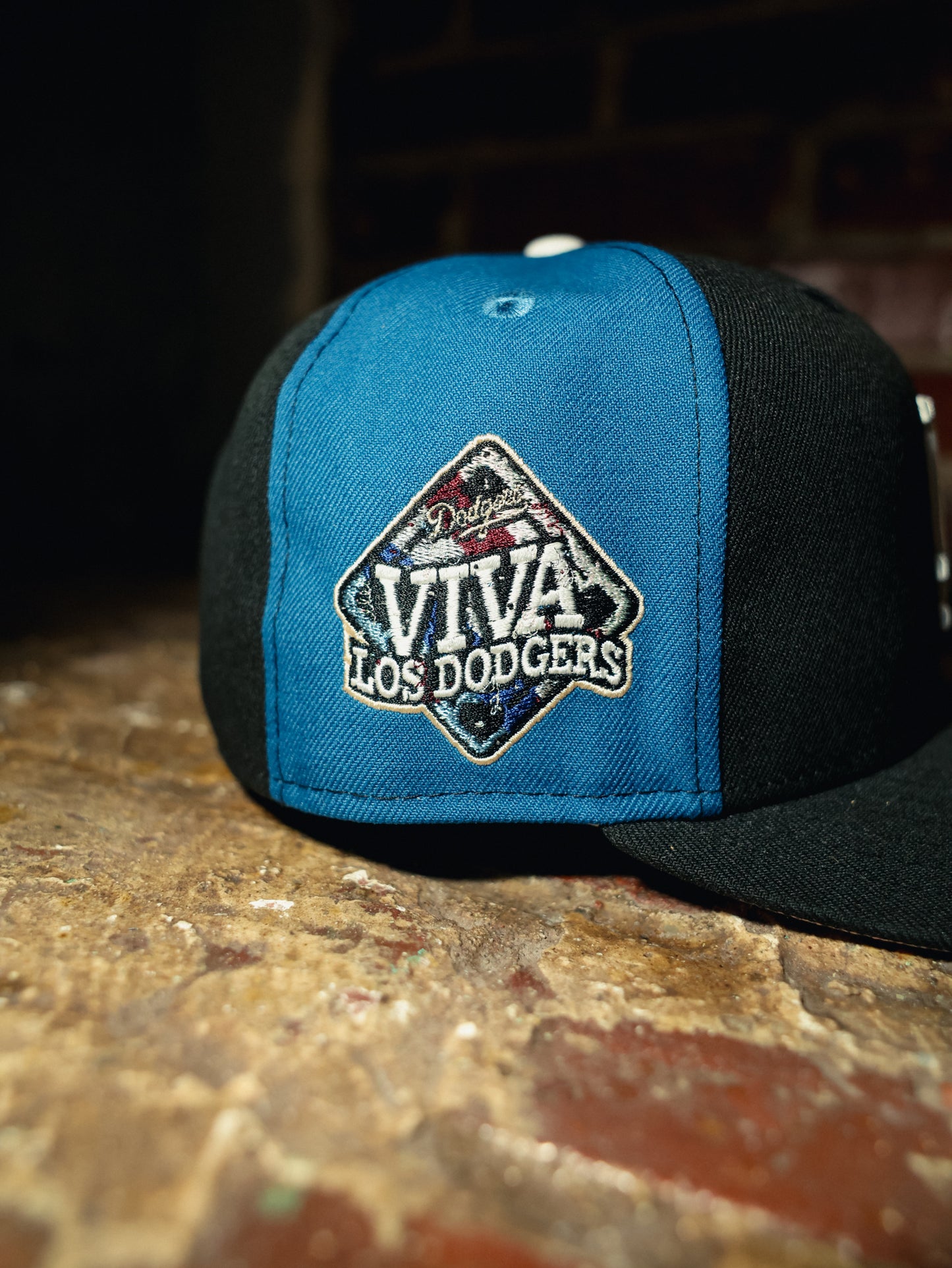 New Era 5950 LA Dodgers Viva Los Dodgers "Here & Now" Black/Blue