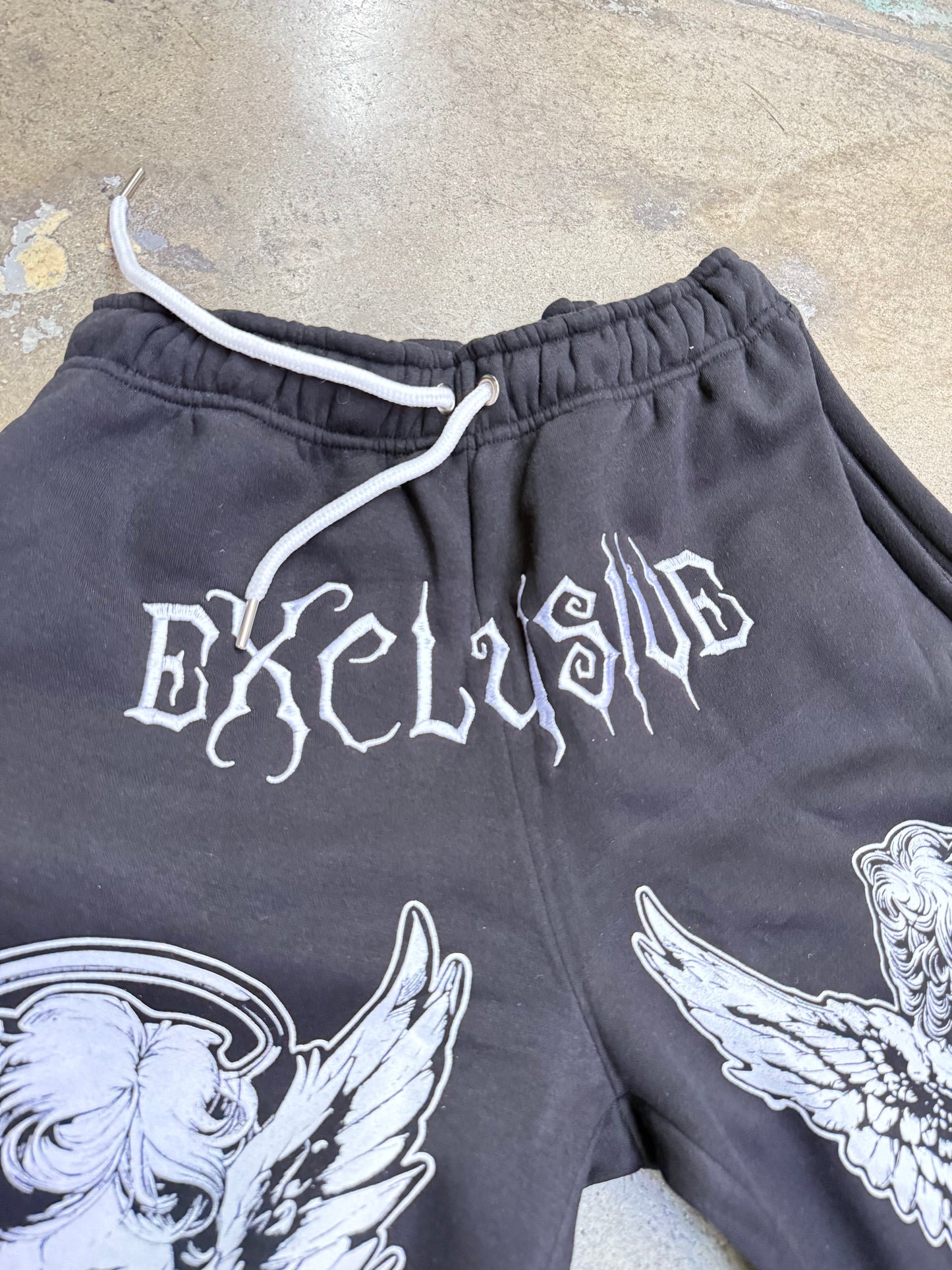 Exclusive LA Sweat Suit Pants Black