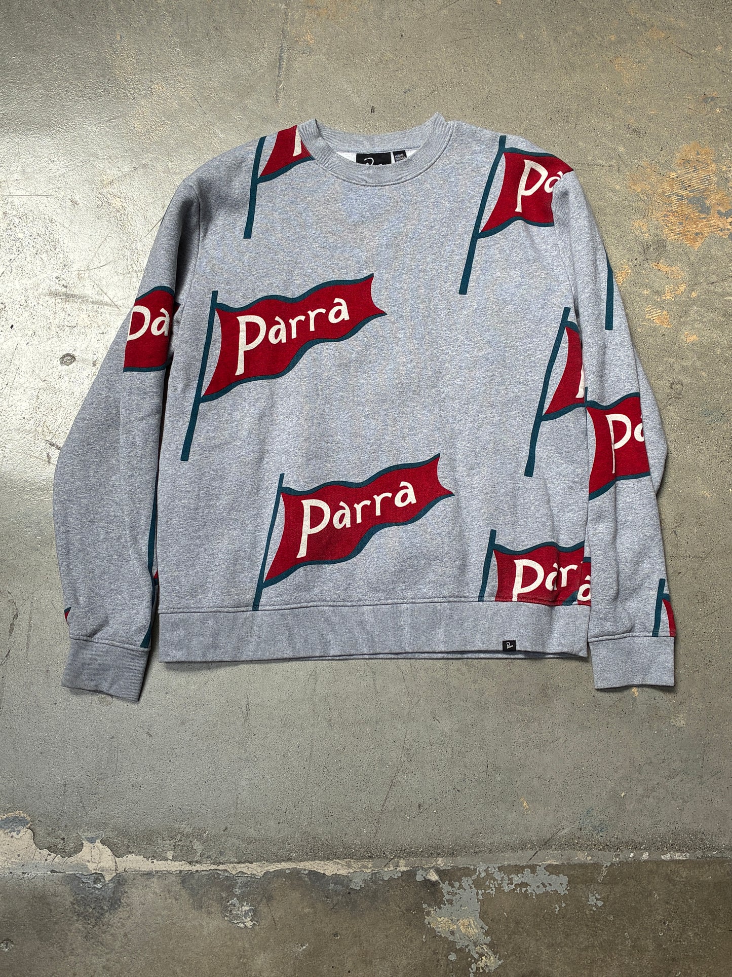 Parra Red Flag Crewneck Grey 2XL (Pre-Owned)