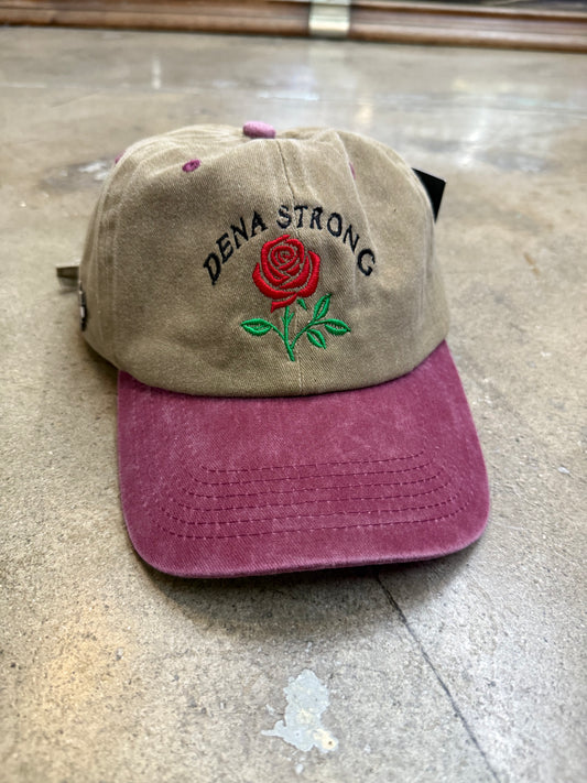 Wolf Collection Dena Strong Dad Hat Strapback Vintage Purple