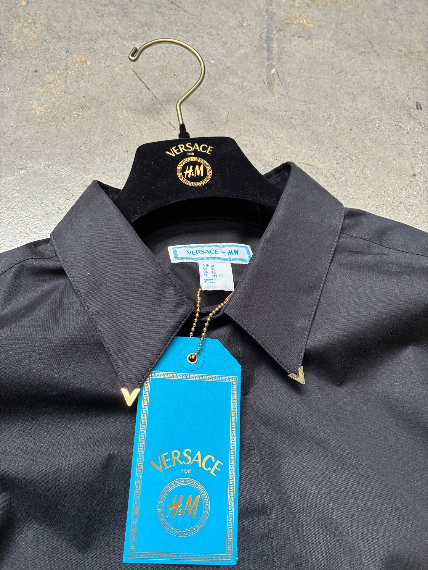 Versace x H&M Button-Up Shirt Black XL