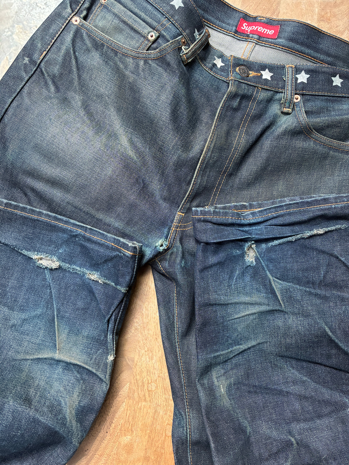 Supreme x Levi's Stars Denim (34) (Pre-Owned)