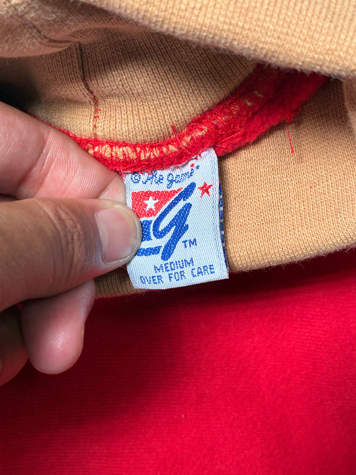 Vintage SF 49ers Mockneck Sweater Red Medium (Pre-Owned)
