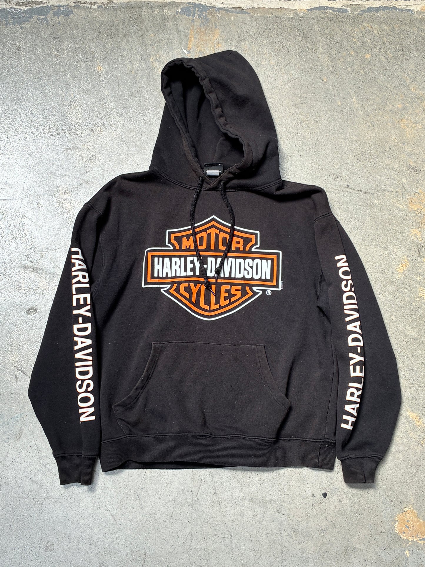 Harley Davidson Huntington Beach Hoodie Black Medium (Pre-Owned)