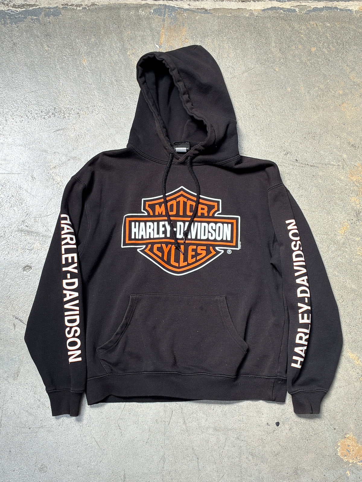 Harley Davidson Huntington Beach Hoodie Black Medium (Pre-Owned)