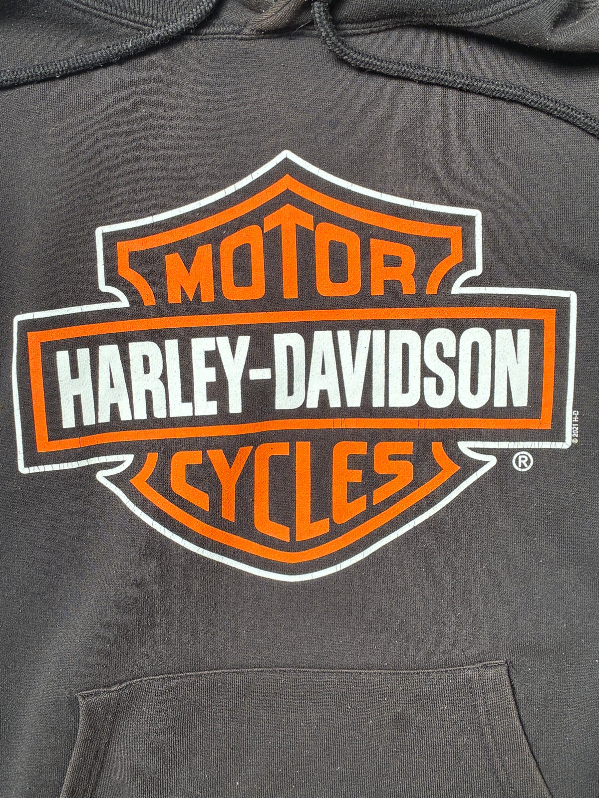 Harley Davidson Huntington Beach Hoodie Black Medium (Pre-Owned)