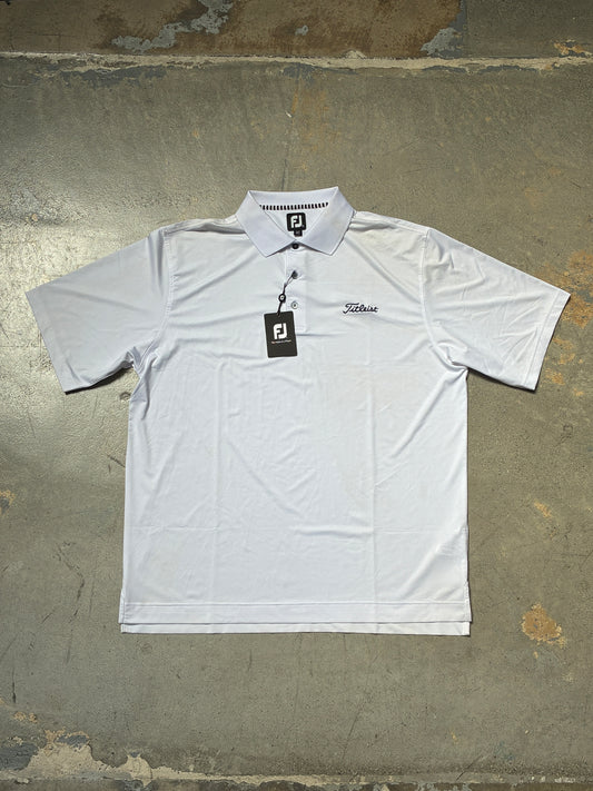 Titleist x Footjoy Logo Polo White XL
