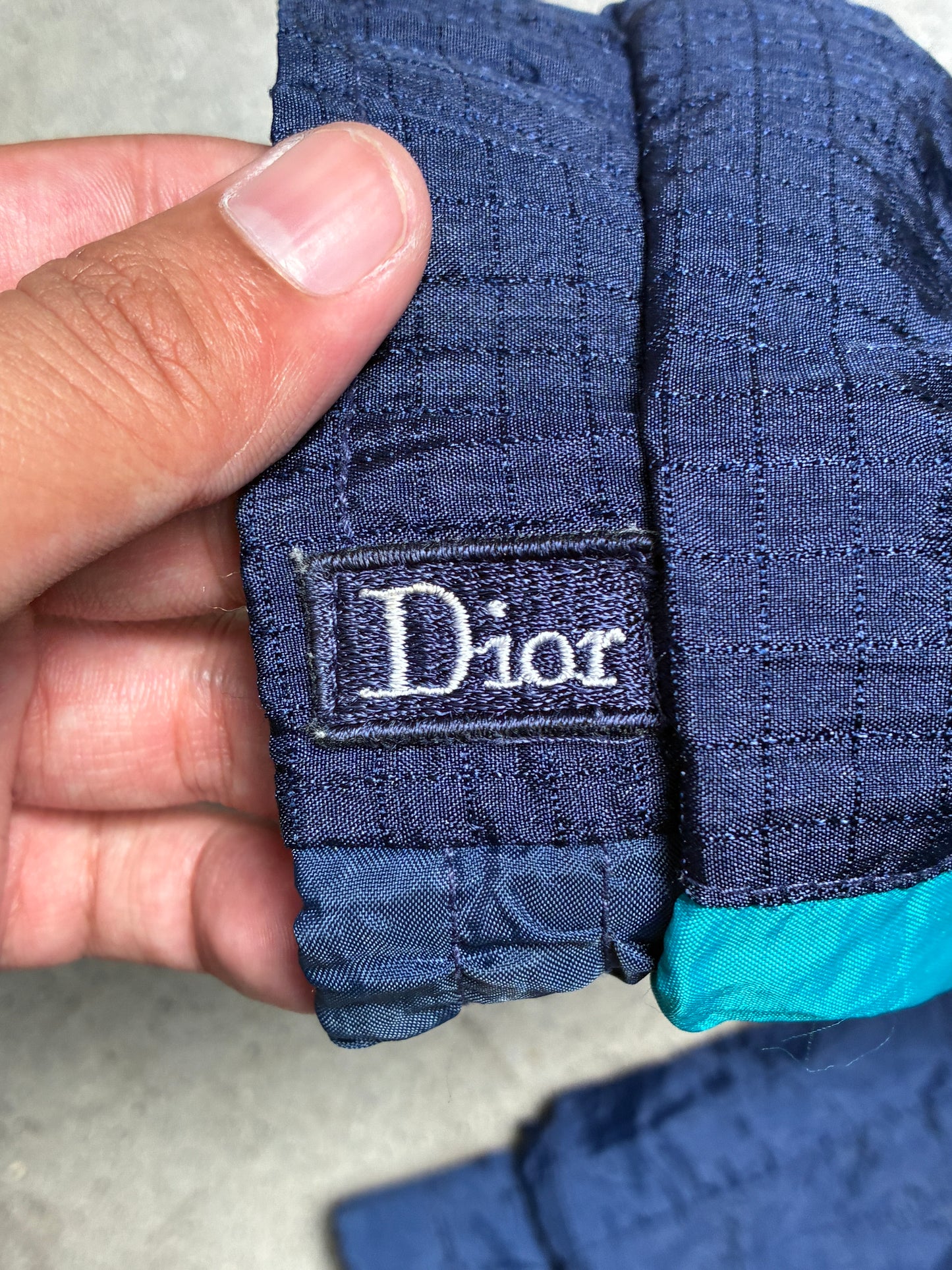 Vintage Christian Dior Monsieur Nylon Jacket Navy Medium (Pre-Owned)