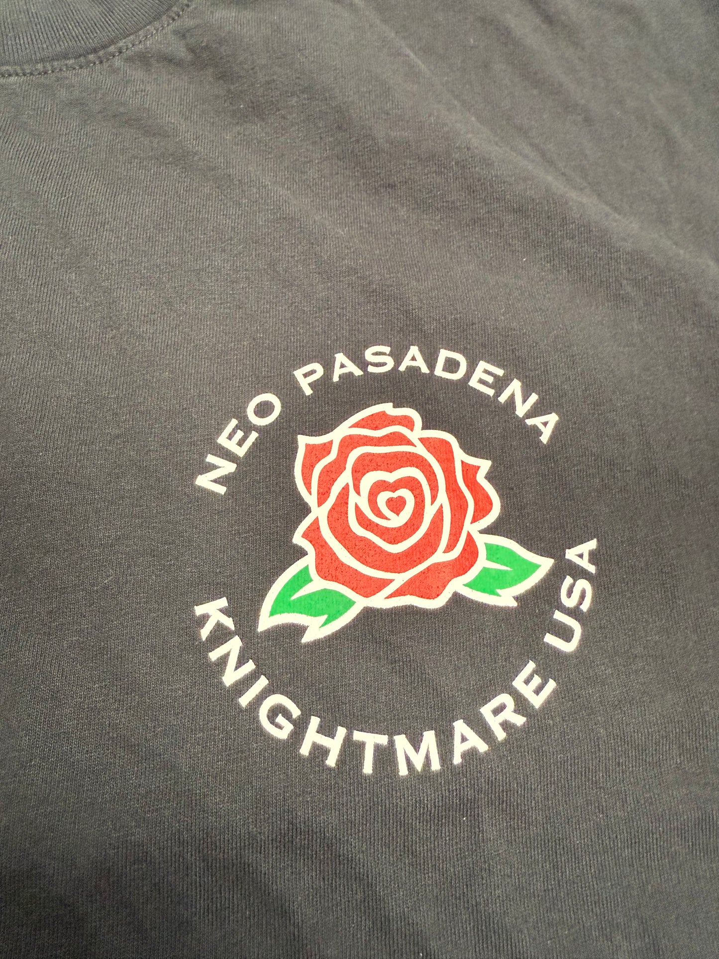 Neo Pasadena x Knightmare Dena's Rose T-Shirt Black Edge