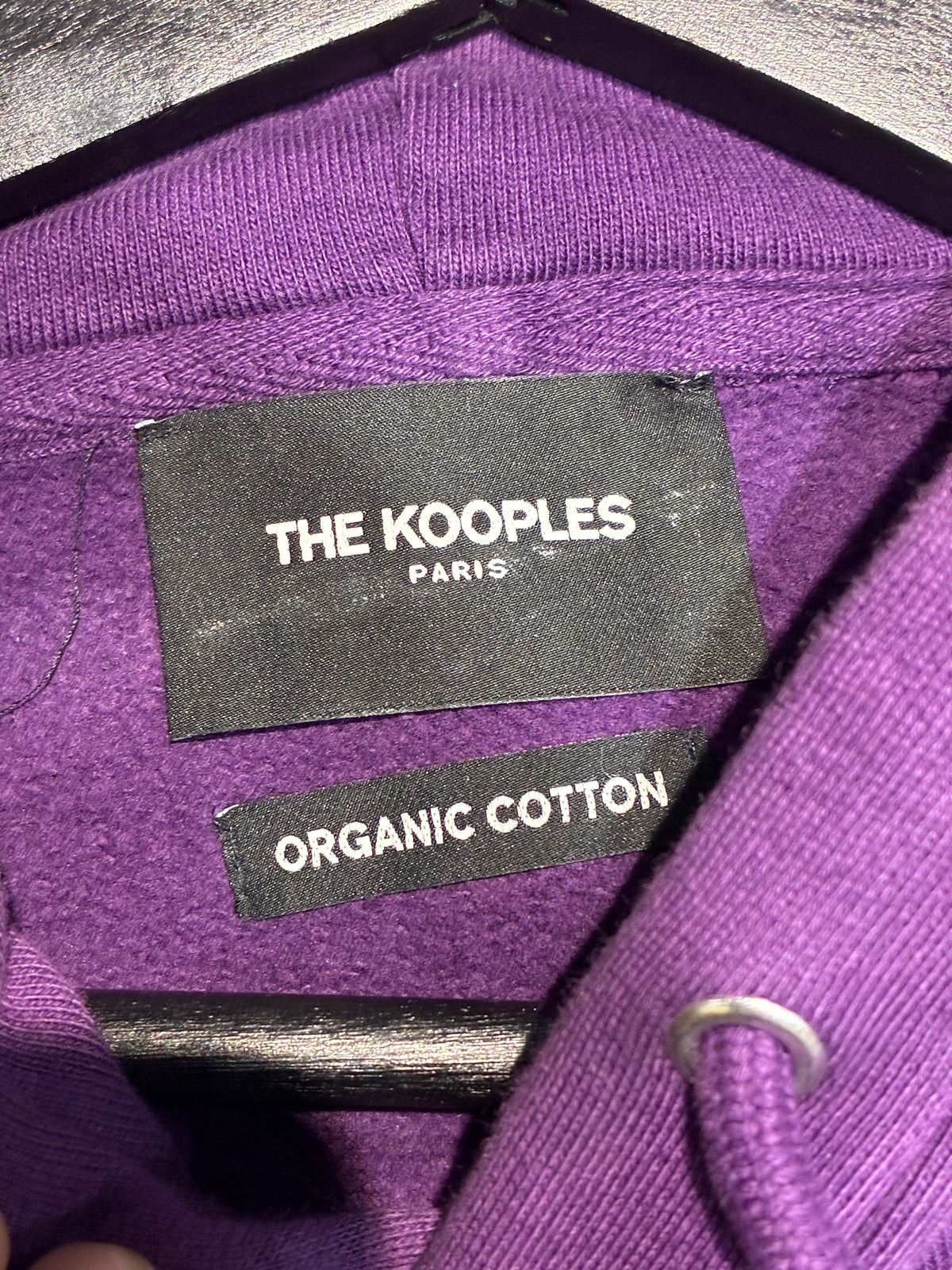 The Kooples Embroidered Hoodie Purple M (Pre-Owned)