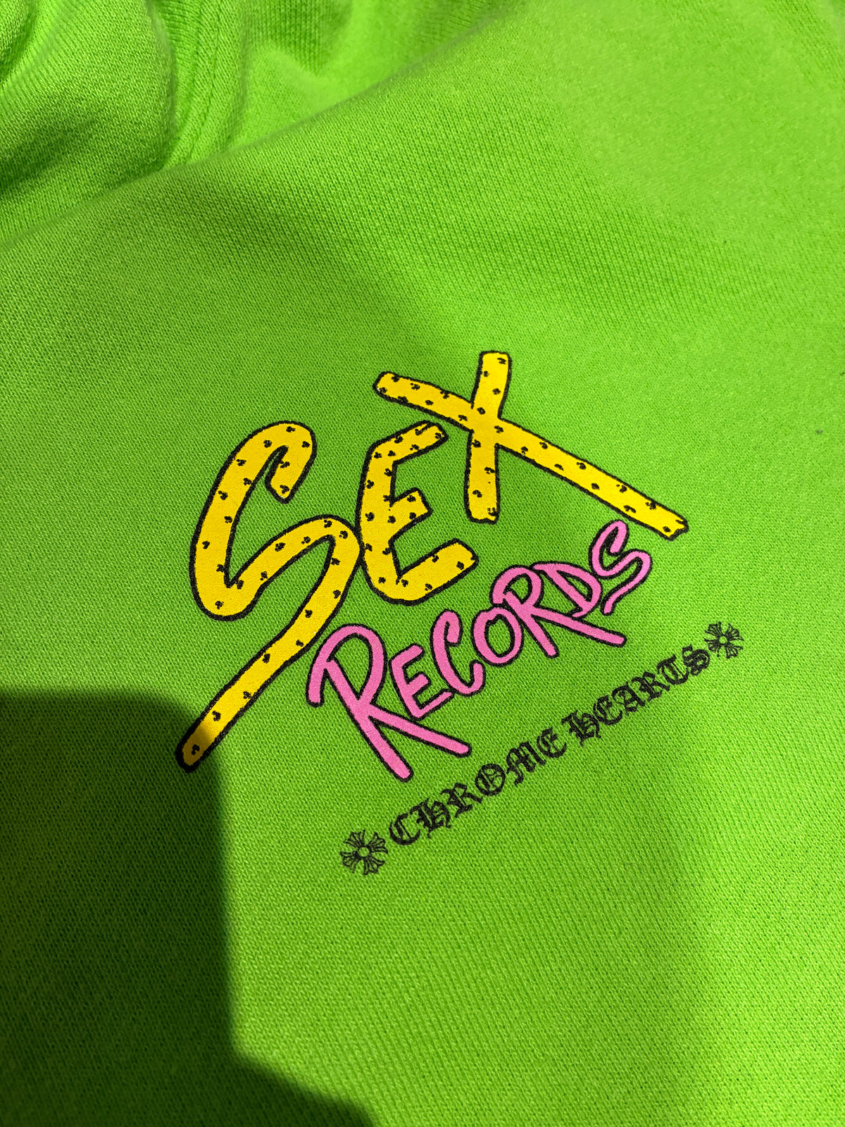 Chrome Hearts Sex Records Matty Boy Hoodie Green (Pre- Owned)