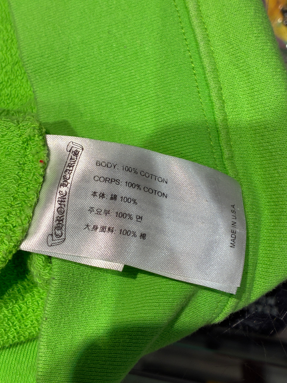 Chrome Hearts Sex Records Matty Boy Hoodie Green (Pre- Owned)