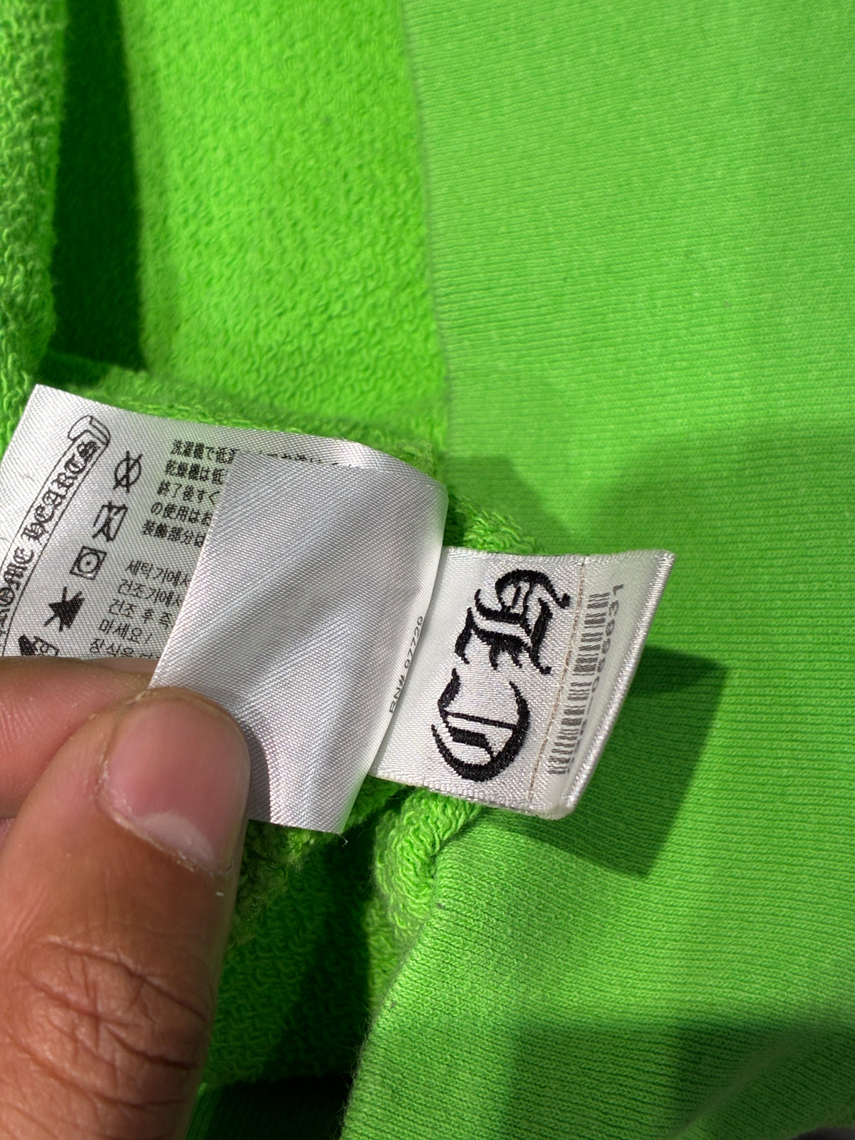 Chrome Hearts Sex Records Matty Boy Hoodie Green (Pre- Owned)