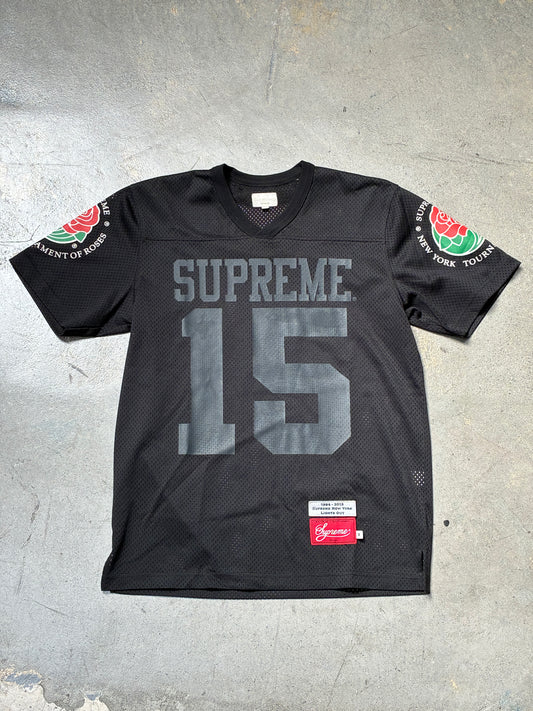 Supreme Tournament of Roses Football Jersey Black Medium (Pre-Owned)