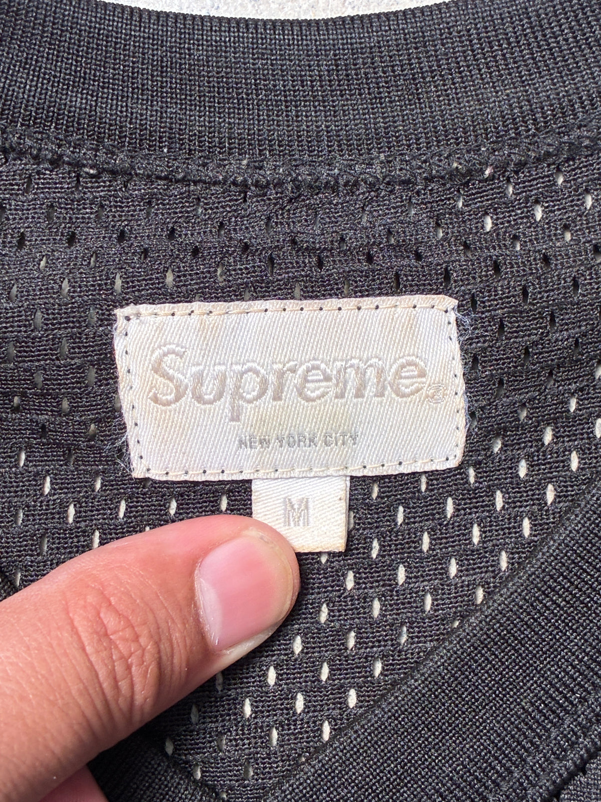 Supreme Tournament of Roses Football Jersey Black Medium (Pre-Owned)